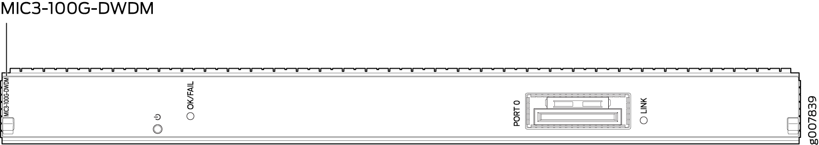 Интерфейсный модуль Juniper MIC3-100G-DWDM