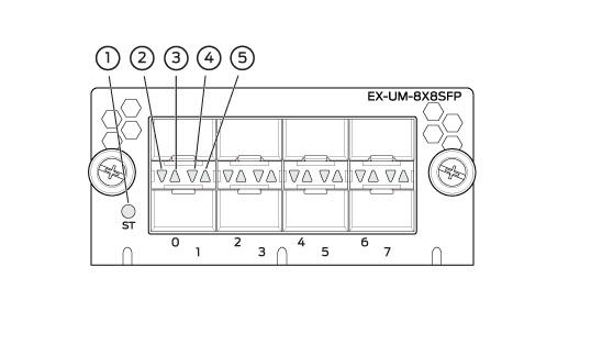 Сетевой модуль Juniper EX-UM-8X8SFP