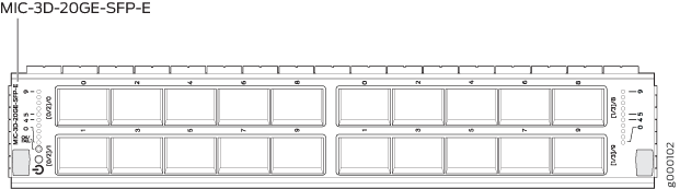 Интерфейсный модуль Juniper MIC-3D-20GE-SFP-E - stack kz
