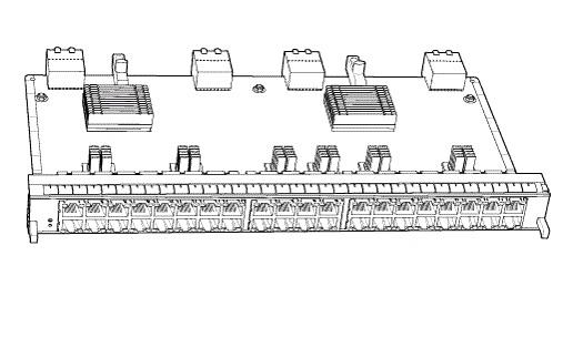 Интерфейсный модуль Juniper MIC-3D-40GE-TX - stack kz