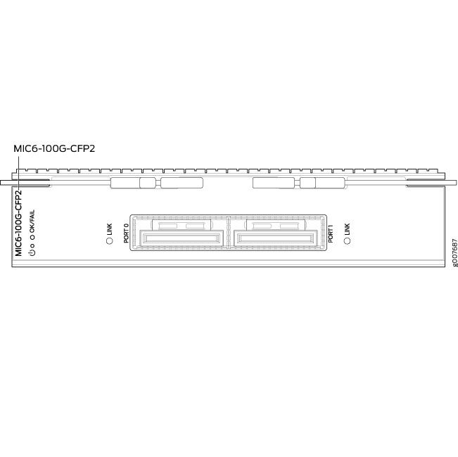 Интерфейсный модуль Juniper MIC6-100G-CFP2 - stack kz