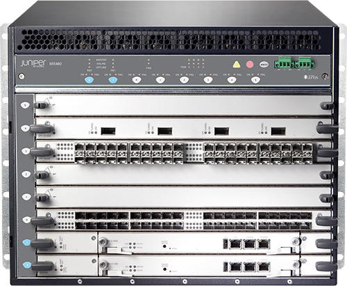 Маршрутизатор Juniper MX480-PREMIUM2-AC - stack kz