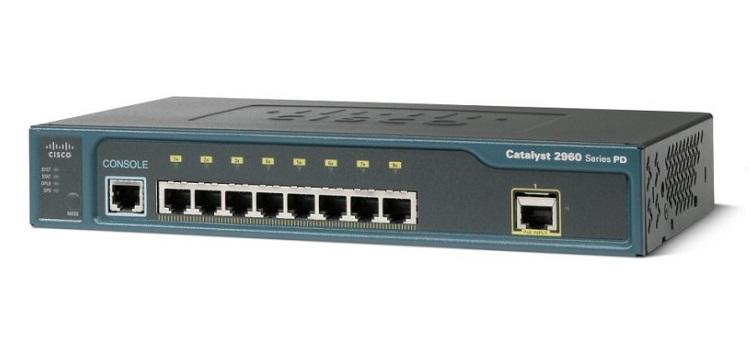 Коммутатор Cisco WS-C2960PD-8TT-L