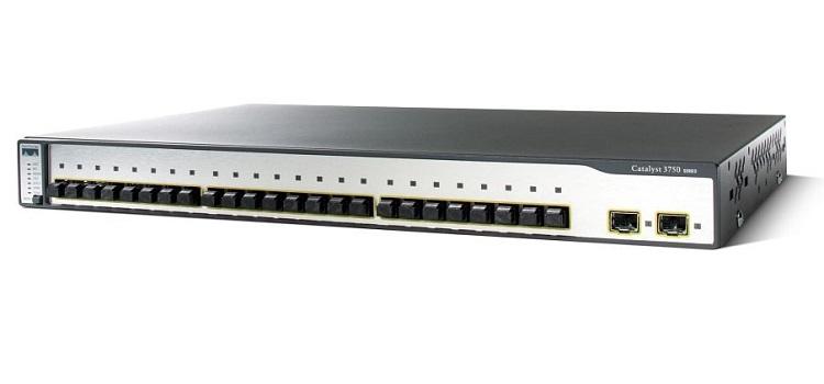 Коммутатор Cisco WS-C3750-24FS-S